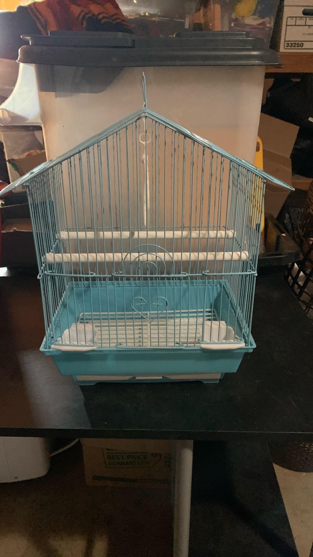 Small Blue Bird Cage 