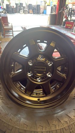 4 new tires 265/70/16 and new Whells  raceline  6x139 toyota Chevy $1400