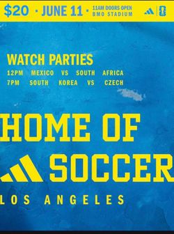Home of soccer Los Angeles watch party BMO stadium