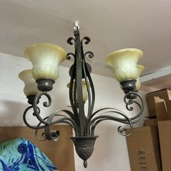 Oil Rubbed Chandelier 