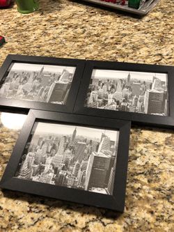 3 - 5x7 picture frames - All 3 for $5