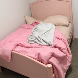 Full size, bed, and mattress