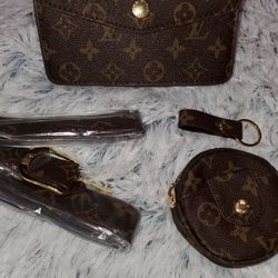Brown Belted Purse