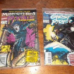 Marvel "Morbius" and Ghost Rider Comics
