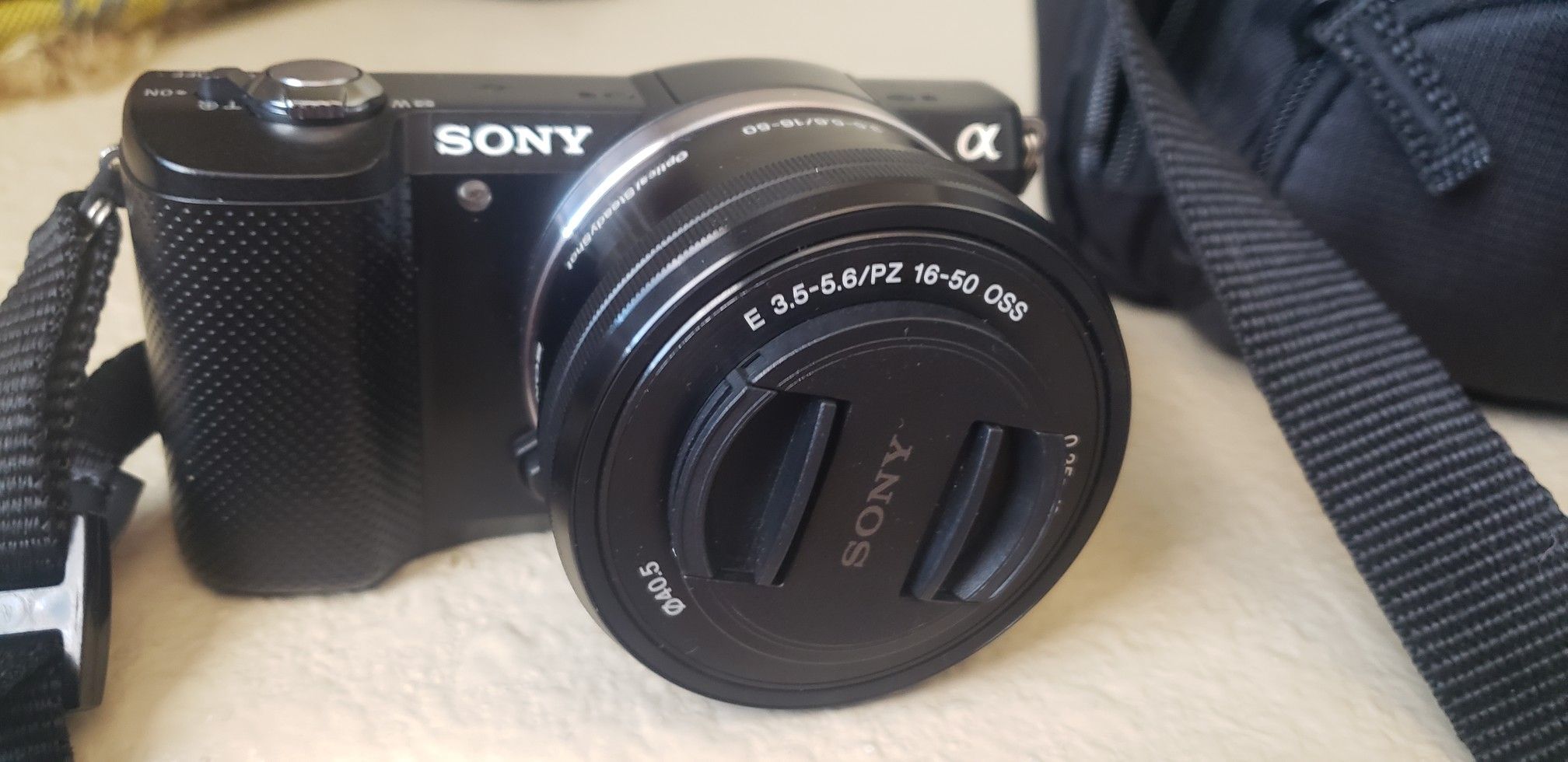 Sony Alpha a5000 Mirrorless Digital Camera with 16-50mm OSS Lens (Black) plus with 55-210mm F4.5-6.3 Lens