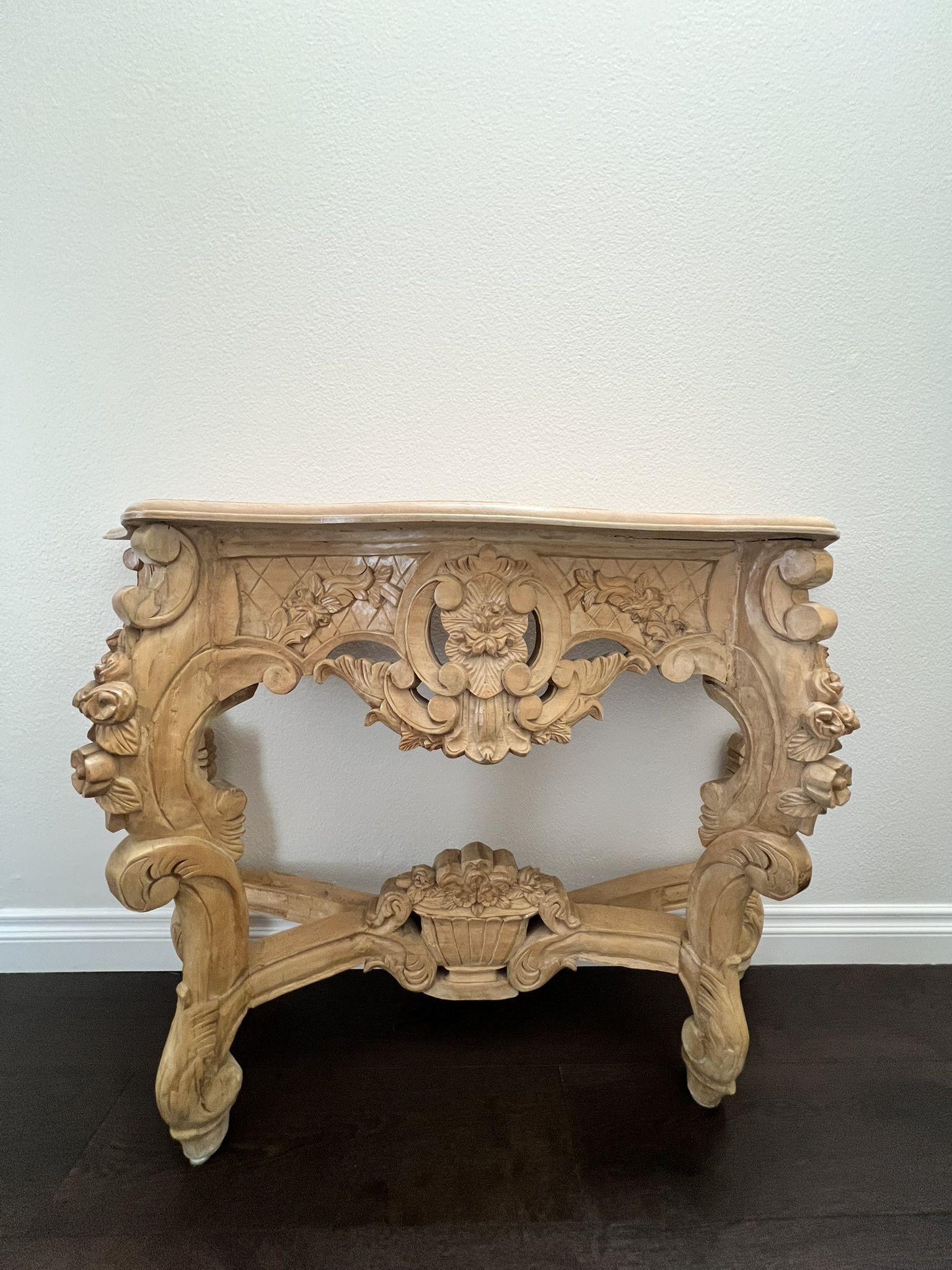 Carved Console Table