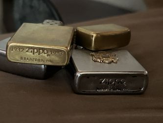 Solid Brass slim Zippo