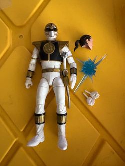 White Power Ranger Action Figure with Accessories
