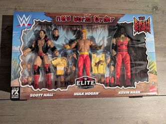 WWE Elite NWO Hulk Hogan Scott Hall Kevin Nash Figure Set