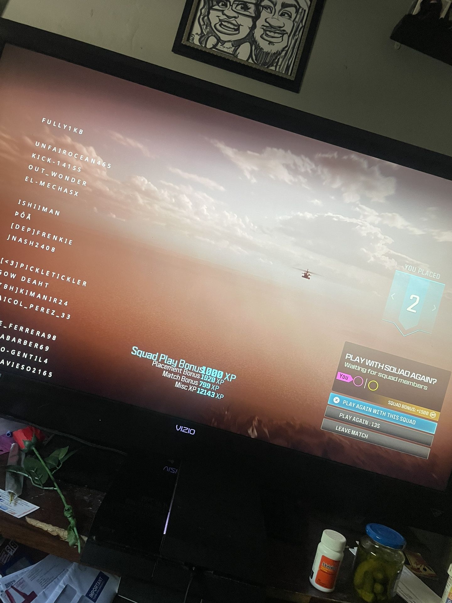 PS4 And 55” Vizio