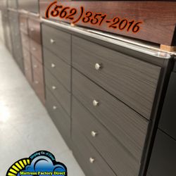 Grey Eight Drawer Dresser With Rails New Mueble 