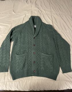 Flint And Tinder- Aran Cable Knit Cardigan