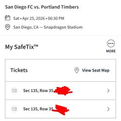San Diego Fc 2 Tickets 