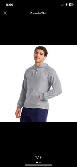 Hanes French Terry Pullover Hoodie Men’s MEDIUM – NEW