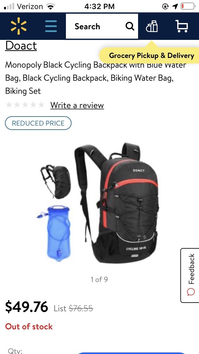 Hiking/ Biking/jogging hydration backpack