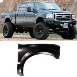 New Fender Fits Ford F250 F(contact info removed) to 2007 Front Fender Passenger Side Primed Ready To Paint