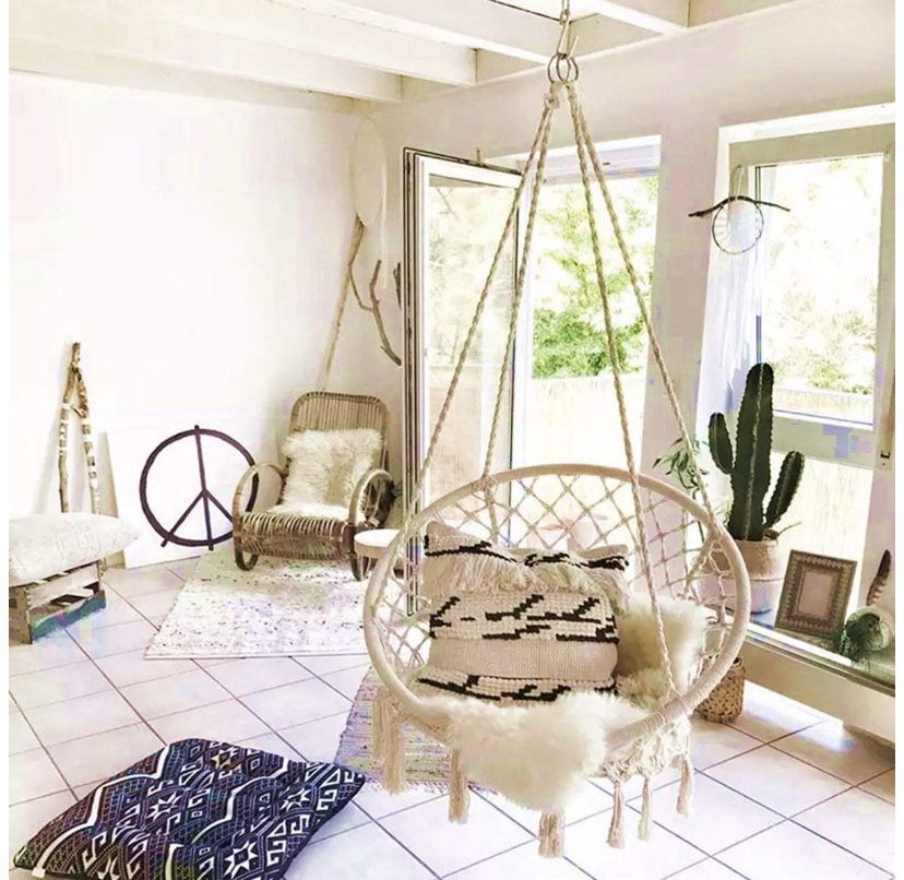 Gorgeous Macrame Hanging Chairs