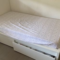 Kids Bed With Two Storage Drawers