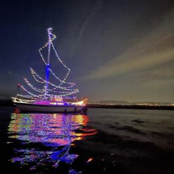 34’ Cal , Sailboat , Runs Perfect , Must Remove Christmas Lights On Your Own 