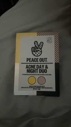 PEACE OUT pimple patches Day & Night