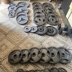 Olympic Weight Plates 90c A Pound