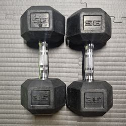 35 Lb Dumbells 