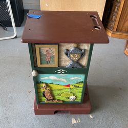 Get Golf Gift!!! Bedside, Man cave, Or Garage Cabinet!!
