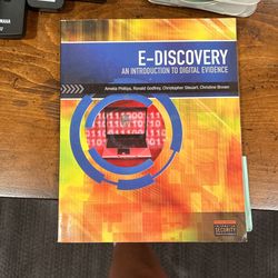 E-discovery An Introduction To Digital Evidence Book