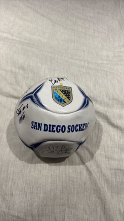 Autographed San Diego sockers Ball