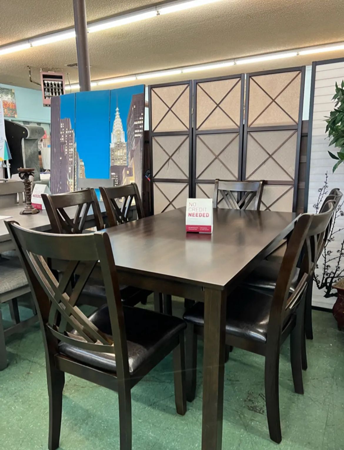 🚚Hot Deal🚚Brand New 7pc Dining Set: Table With Six Chairs $599, Finance Available, Delivery Available 