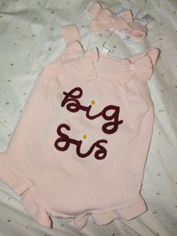 Big sis outfit 12-24 months