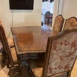 Old Wood Family Dining Table 