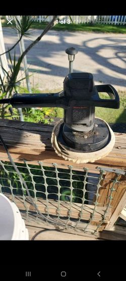vintage Black & Decker 8-inch Random Orbit Polisher/Buffer