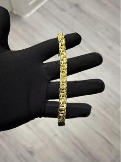 14K Gold filled chino link bracelet