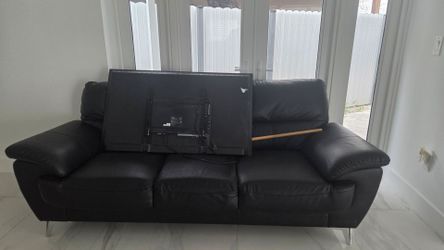 Sofa and TV