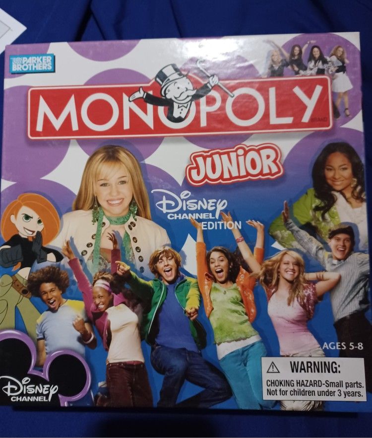 2007 Monopoly Junior Disney Channel Edition. 100% Complete