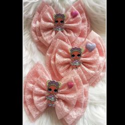 New pink LOL hair bows🌸