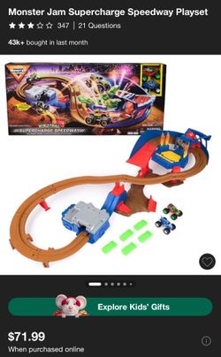 Monster Jam Supercharge Speedway Playset