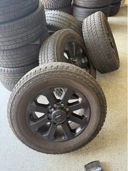 Dodge Ram 2500 8 lug 20” wheels and tires