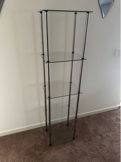 Decorating glass stand
