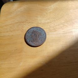 Large Copper Cent Early 1800s With Unreadable Date 