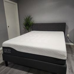 Queen Bed Frame And Mattress 