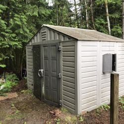 Free Garden Shed 8’ X 10’ Pending 6:00pm Pick Up Today