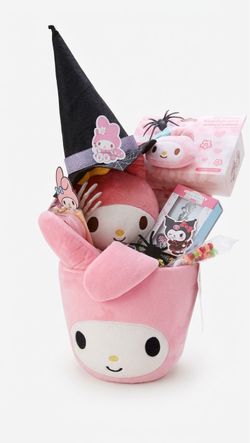 Sanrio My Melody Spooky Halloween Boo Basket Gift Set - New! 🌸👻