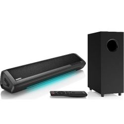 NEW Saiyin sound bar For TV/Gaming With Subwoofer 