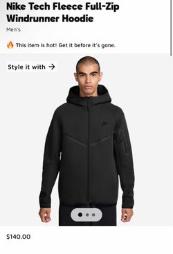 Black nike tech