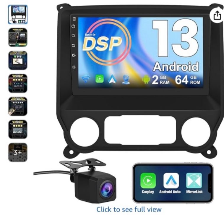 Touchscreen CarPlay Radio w/Backup Camera