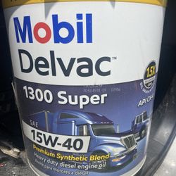 mobil delvac 1300 super 5 gal $20