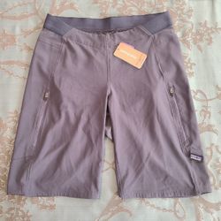 Patagonia Tyrolean Bike Short Outdoor Activewear Smolder Blue Women's Size 0