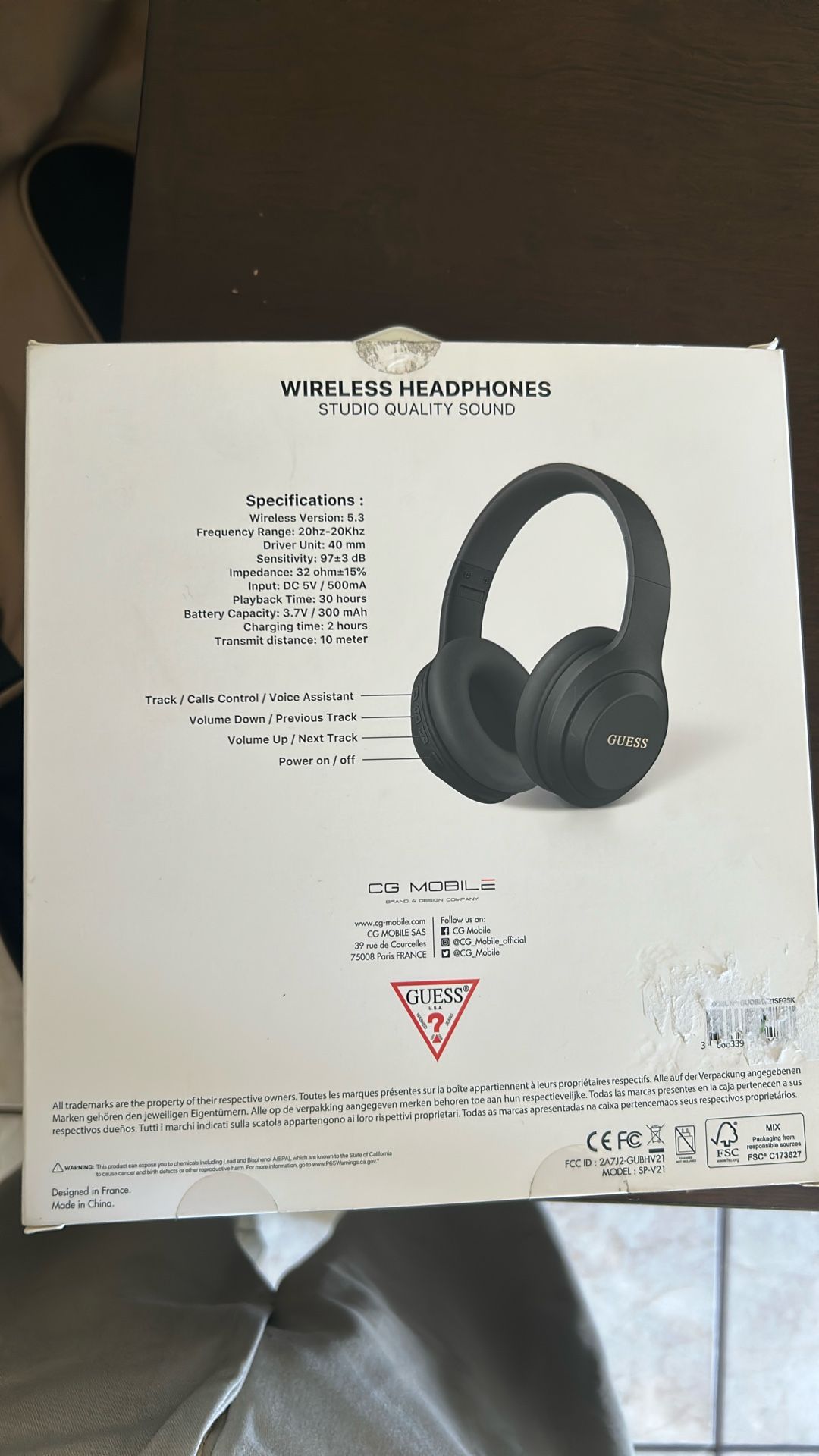 Guess Wireless Headphones